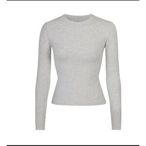 skims cotton jersey long sleeve tshirt
